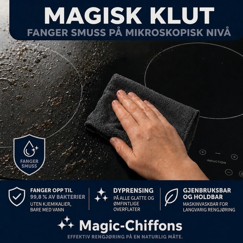 Magiske rengjøringskluter | 5 + 5 GRATIS