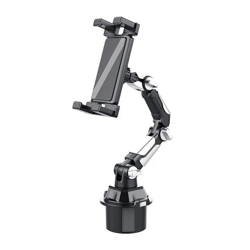 Bilholder for mobil og nettbrett med justerbar arm