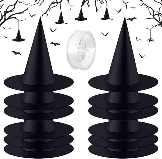 Svevende heksehatter – årets magiske Halloween-dekorasjon