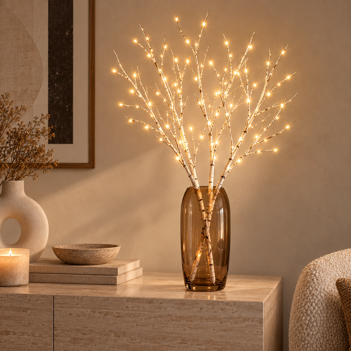 LumiBranch – Batteridrevne LED-kvister i 2-pack eller 4-pack