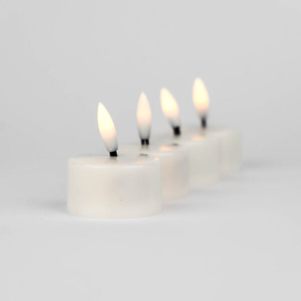 Oppladbare LED-telys (flammeløse)
