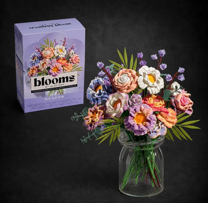 Blooms Meadow | DIY-sett for blomsterbukett – Blomsterhåndverk for voksne og tenåringer