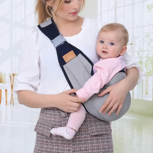 Ergonomisk bæresele med hoftestøtte for baby