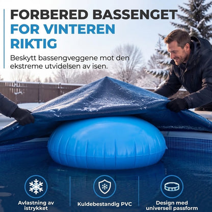 🏊 50 % RABATT! ❄️ Vinterpute for basseng – Reduserer trykk & forhindrer opphopning ✨
