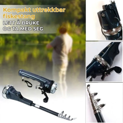 Kompakt teleskopisk fiskestang