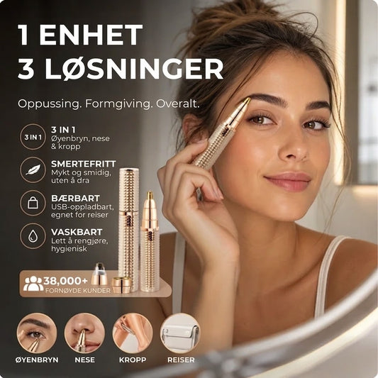 3-i-1 detaljtrimmer for kvinner
