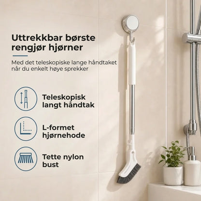 Uttrekkbar fugebørste
