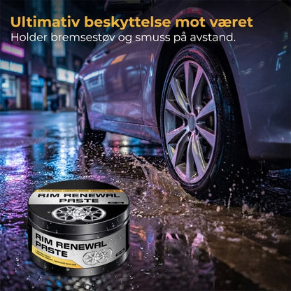 Hurtigvirkende renoveringspasta for felger