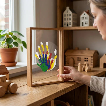 FamilyPrint™ | Familie-håndavtrykksett med ramme