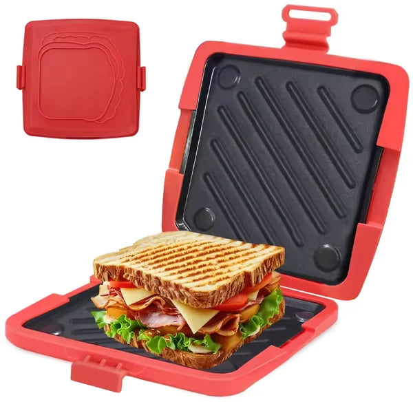 3-i-1 Mikrogrill med non-stick-belegg