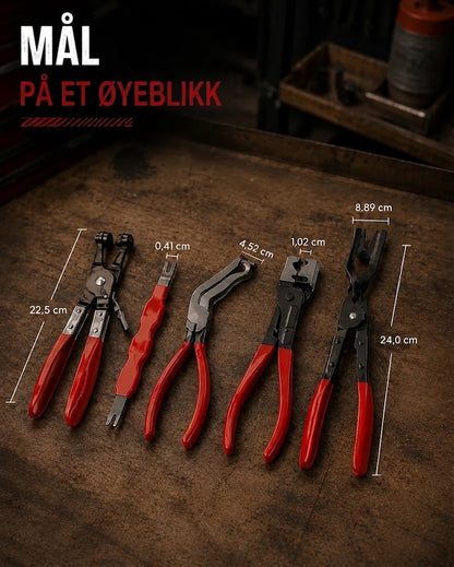 ProReach 5-delers tangsett for demontering av elektriske kontakter