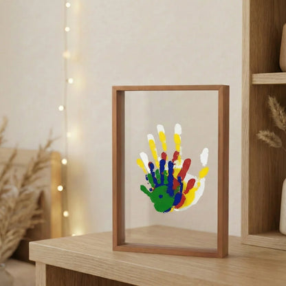 FamilyPrint™ | Familie-håndavtrykksett med ramme