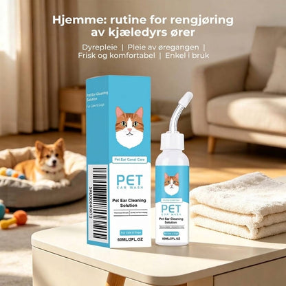 Ørerens-dråper for hund og katt 60 ml