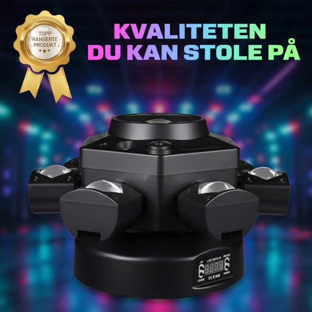 🔈✨ 60 % RABATT – Tidsbegrenset tilbud! ⏰ Multistråle LED-stemningslys