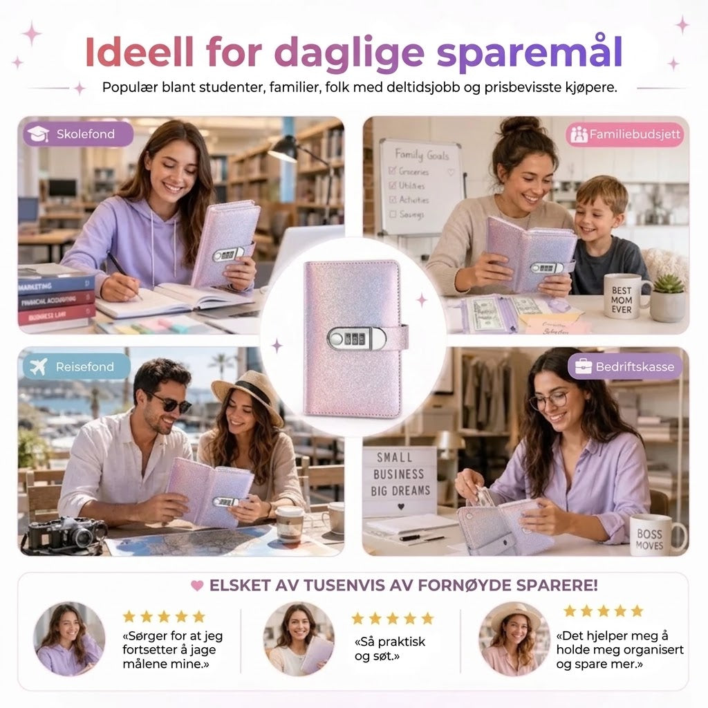 Spareperm med kodelås