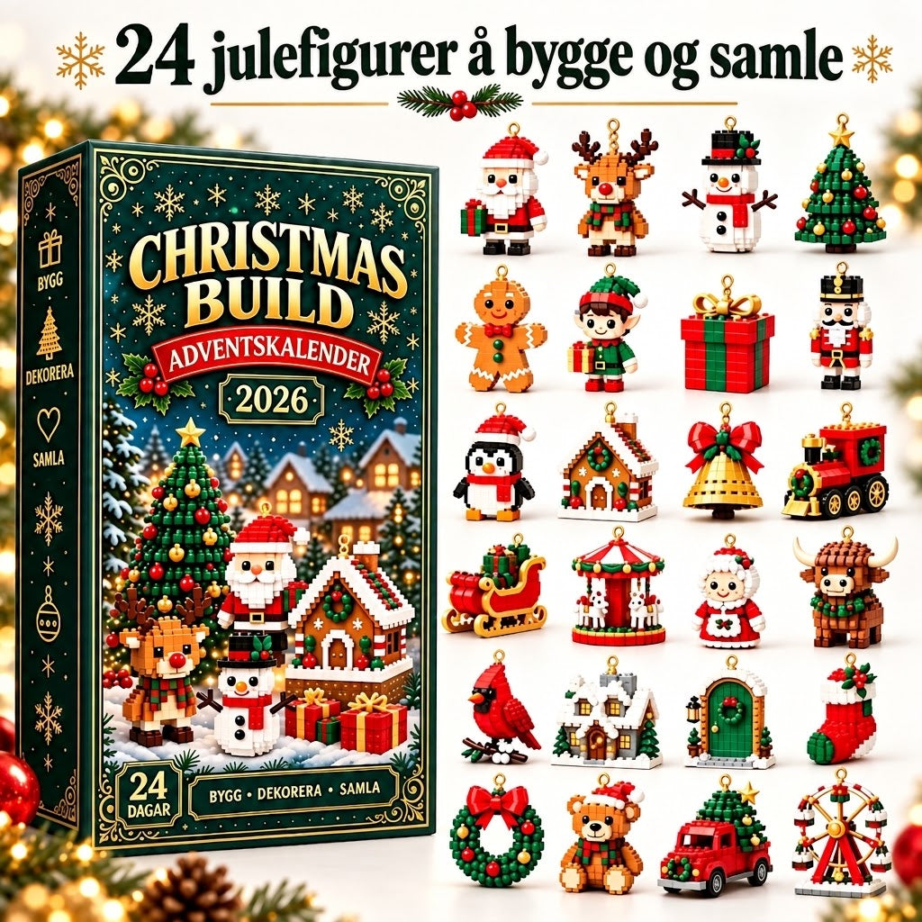 Christmas Build – Bygg en ny julefigur hver dag frem til jul