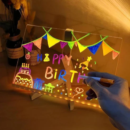 DoodleGlow™️ LED-tegnebrett