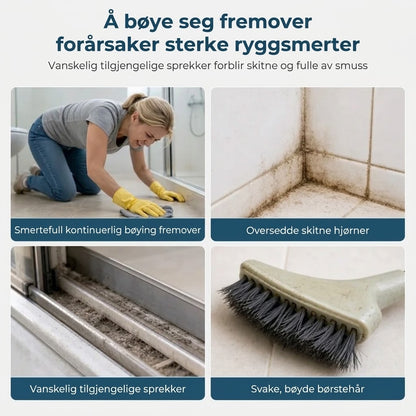 Uttrekkbar fugebørste