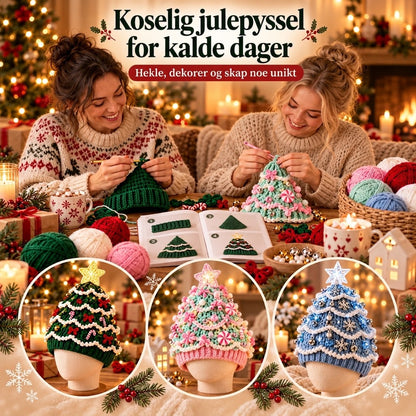 Julens koseligste DIY-sett – Hekle din egen juletrelue