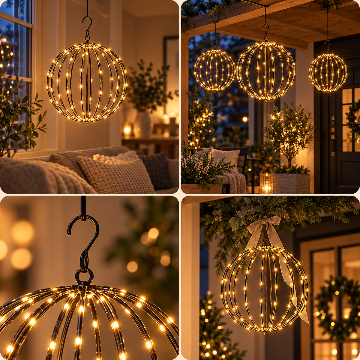 GlowBall – Batteridrevet LED-lyskule for inne og ute