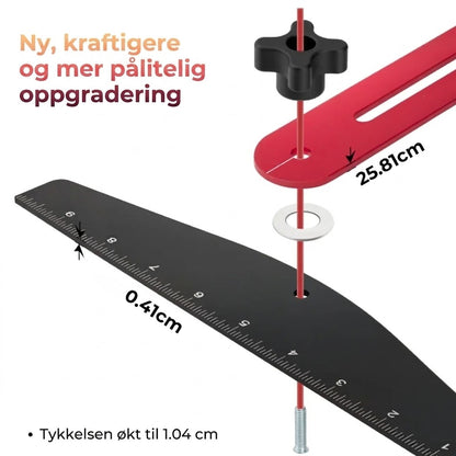 Sammenleggbar trappemal i aluminium