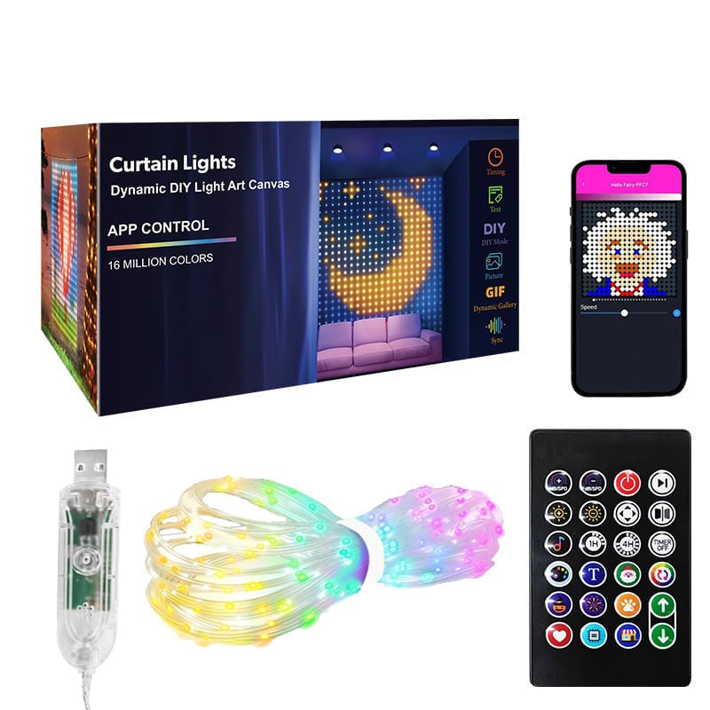 Smart LED-lysgardin – Skreddersy ditt eget lysdesign via APP