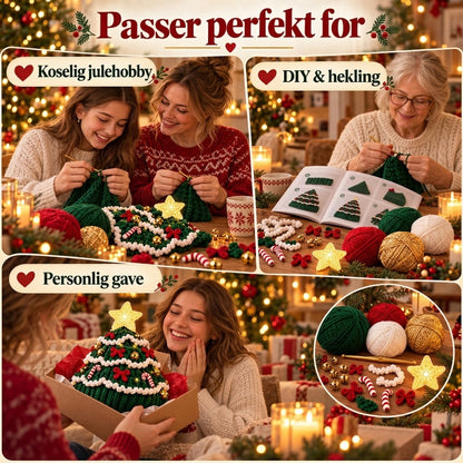 Julens koseligste DIY-sett – Hekle din egen juletrelue