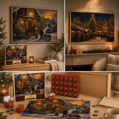 Julens Puslespillkalender – 24 dager med julekos