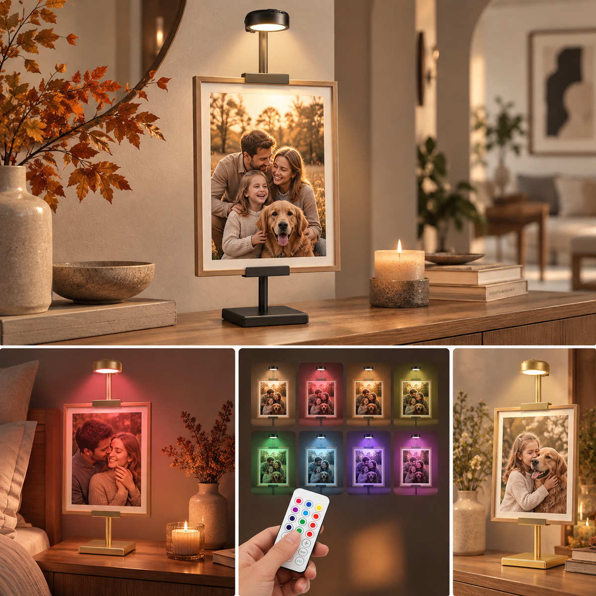 Bildestativ med LED-belysning – For foto og bilder