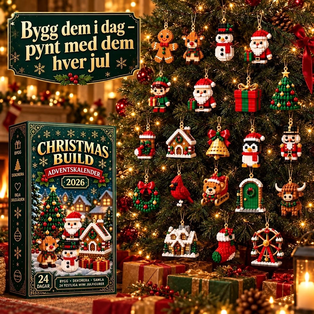 Christmas Build – Bygg en ny julefigur hver dag frem til jul