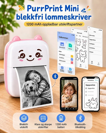 PurrPrint Mini – Blekkfri lommeskriver