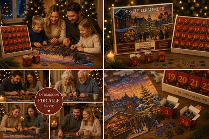 Julens Puslespillkalender – 24 dager med julekos