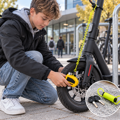 AlarmLås 110 dB – Bremseskivelås for sykkel, moped og MC