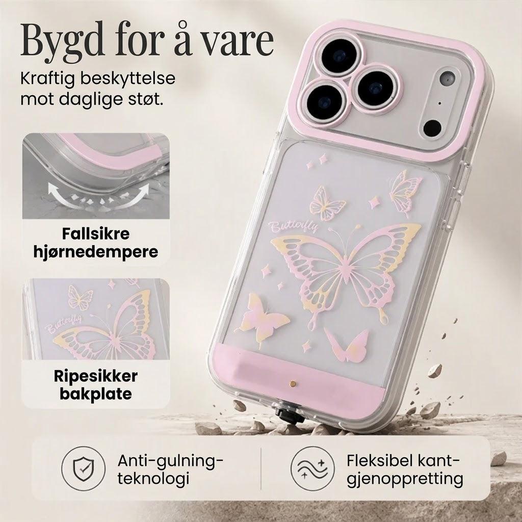 📢📢 40 % RABATT !! ⏰ LED-lysende sommerfugl-mobildeksel