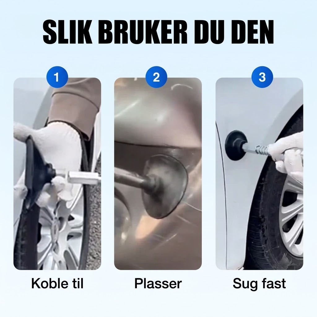 📢📢 50 % RABATT !! ⏰ Dent Repair Magic – Sugekoppverktøy for retting av bilbulker