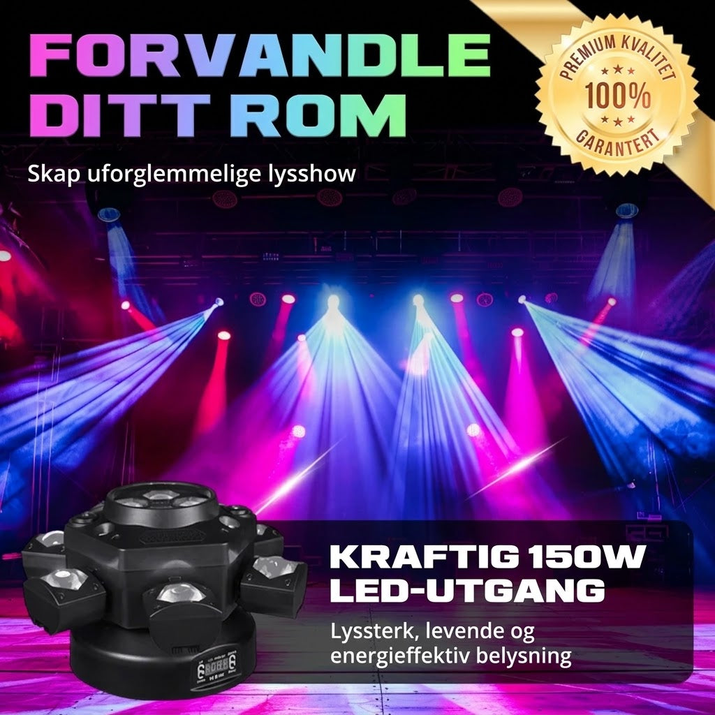 🔈✨ 60 % RABATT – Tidsbegrenset tilbud! ⏰ Multistråle LED-stemningslys