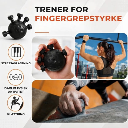 Treningsball for grepsstyrke og fingre