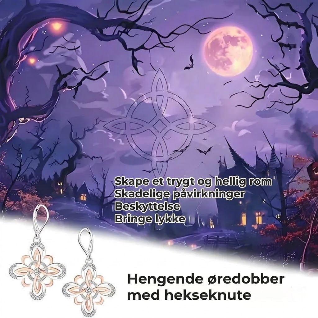 Sølvøredobber med Hekseknute