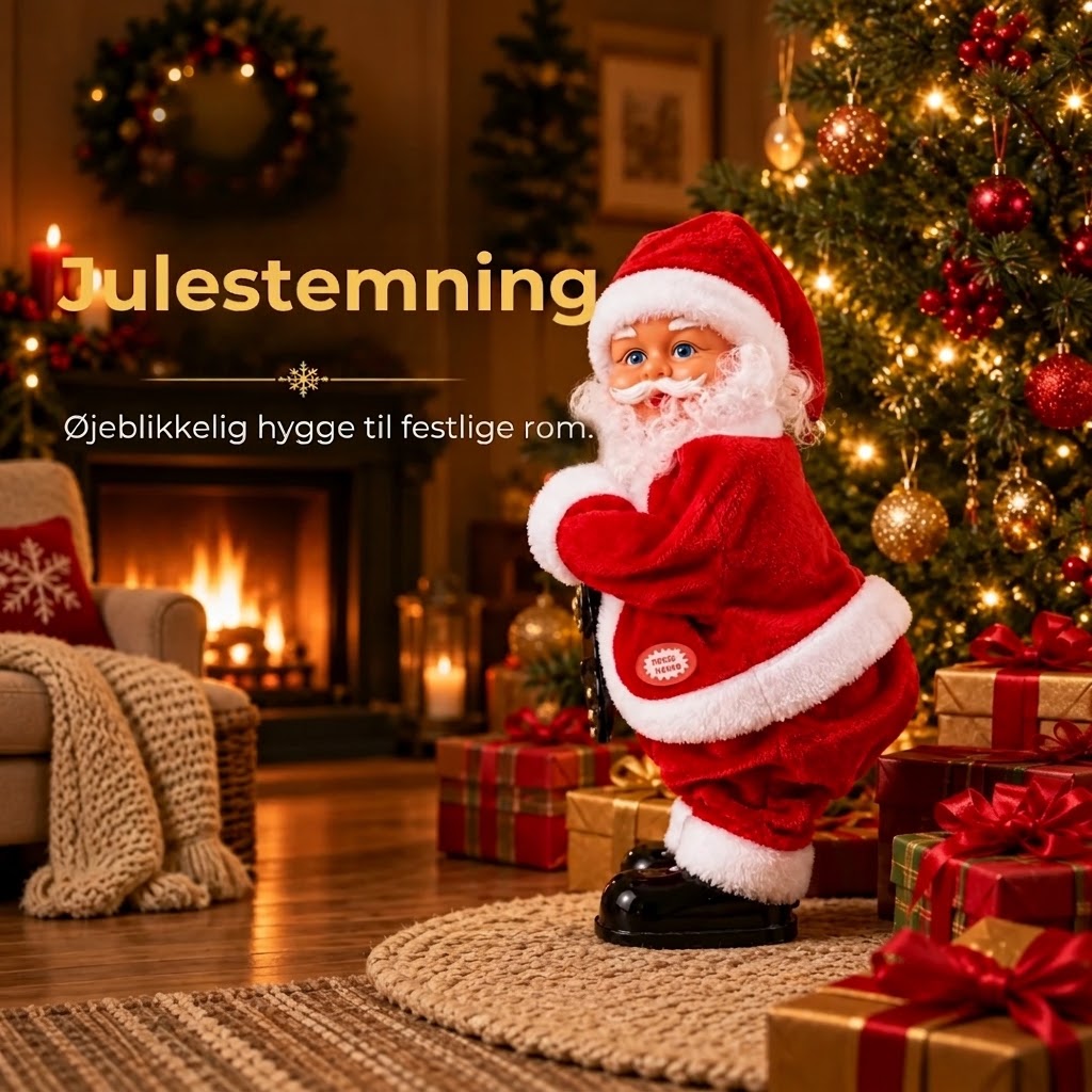 Dansende julenisse med musikk