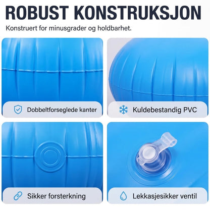 🏊 50 % RABATT! ❄️ Vinterpute for basseng – Reduserer trykk & forhindrer opphopning ✨