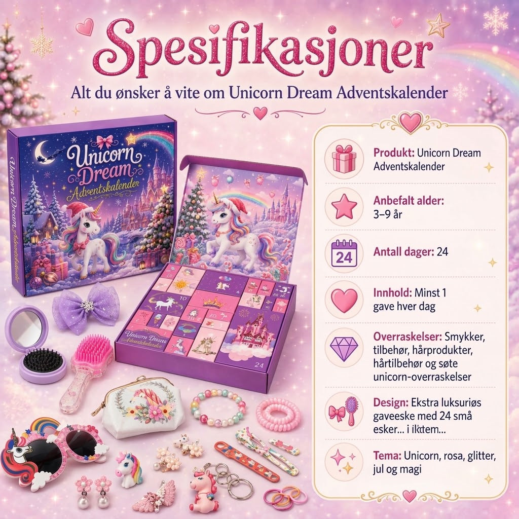 "Enhjørningdrømmer" Julekalender