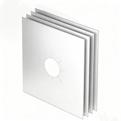Varmebestandige non-stick beskyttelsesmatter for gasskomfyr – 4 stk.