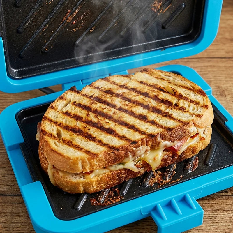 3-i-1 Mikrogrill med non-stick-belegg