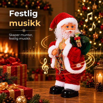 Dansende julenisse med musikk