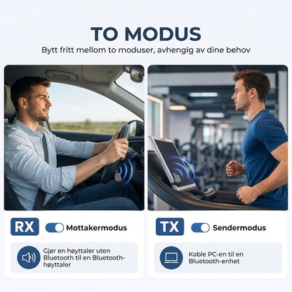 Bluetooth Lydadapter – Sender/Mottaker