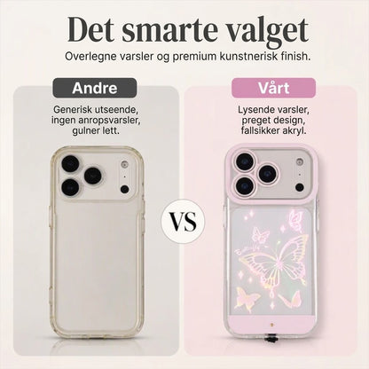 📢📢 40 % RABATT !! ⏰ LED-lysende sommerfugl-mobildeksel