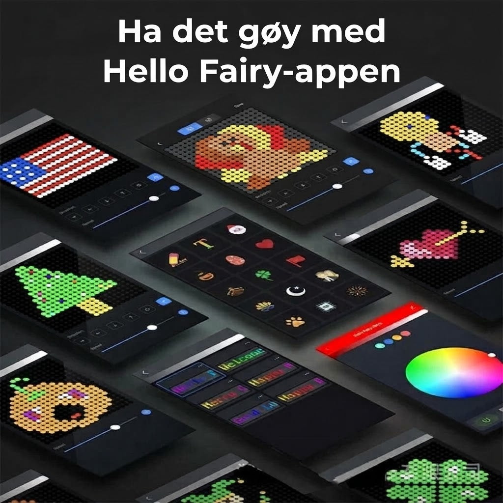 Smart LED-lysgardin – Skreddersy ditt eget lysdesign via APP