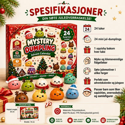 Mystery Dumpling – Adventskalender med 24 mini-juledumplings