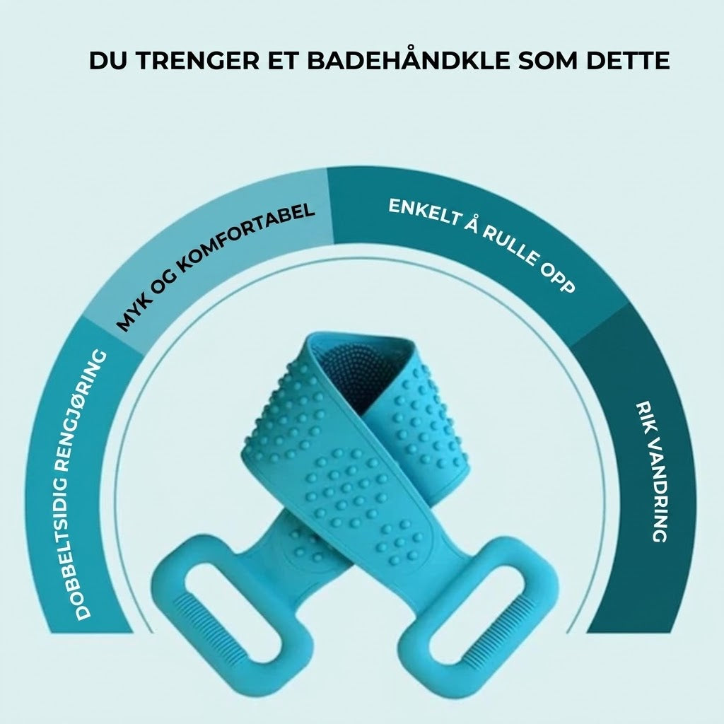 Ryggskrubber i silikon