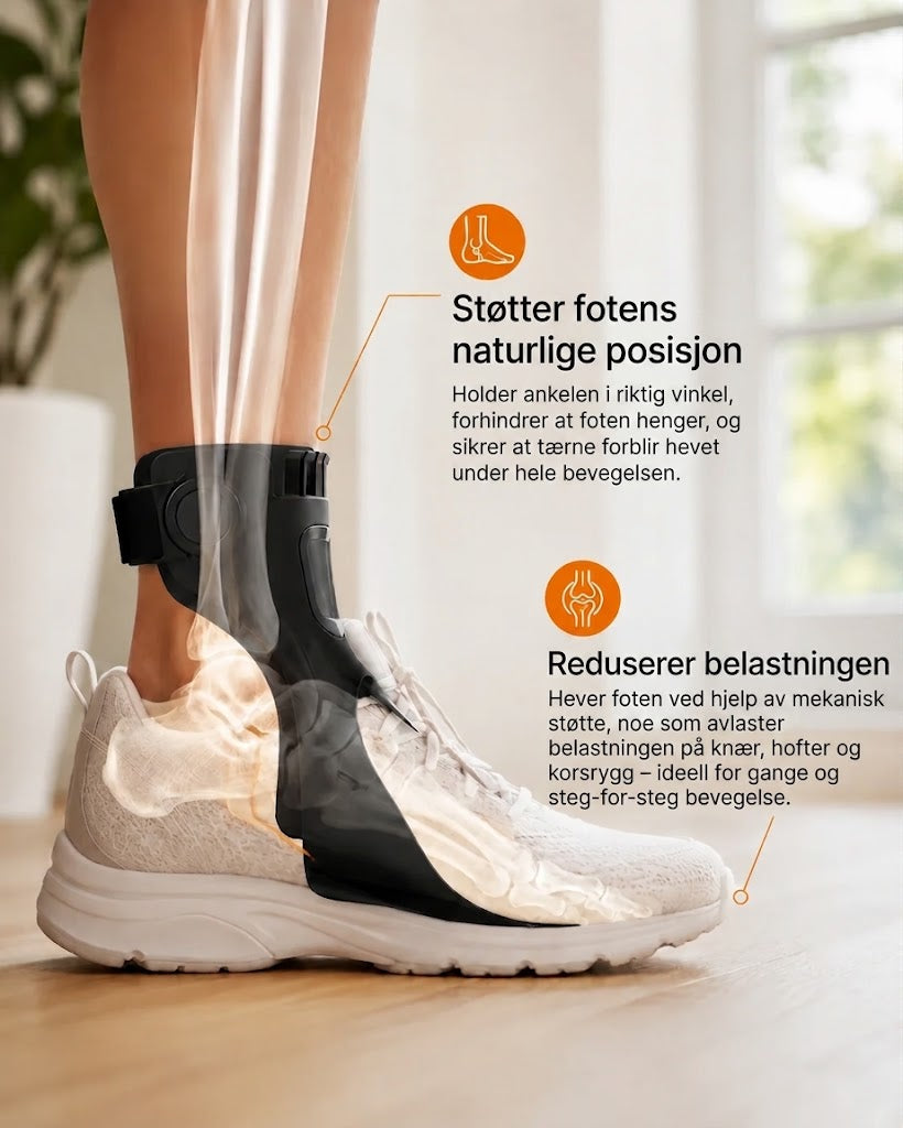 StrideLift – Droppfotstøtte